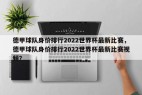 德甲球队身价排行2022世界杯最新比赛，德甲球队身价排行2022世界杯最新比赛视频？