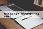 帕尼尼欧冠球星卡，帕尼尼欧冠1314球星卡图鉴？
