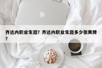 齐达内职业生涯？齐达内职业生涯多少张黄牌？