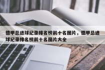德甲总进球纪录排名榜前十名图片，德甲总进球纪录排名榜前十名图片大全