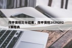 荷甲赛程比分结果，荷甲赛程20202021赛程表